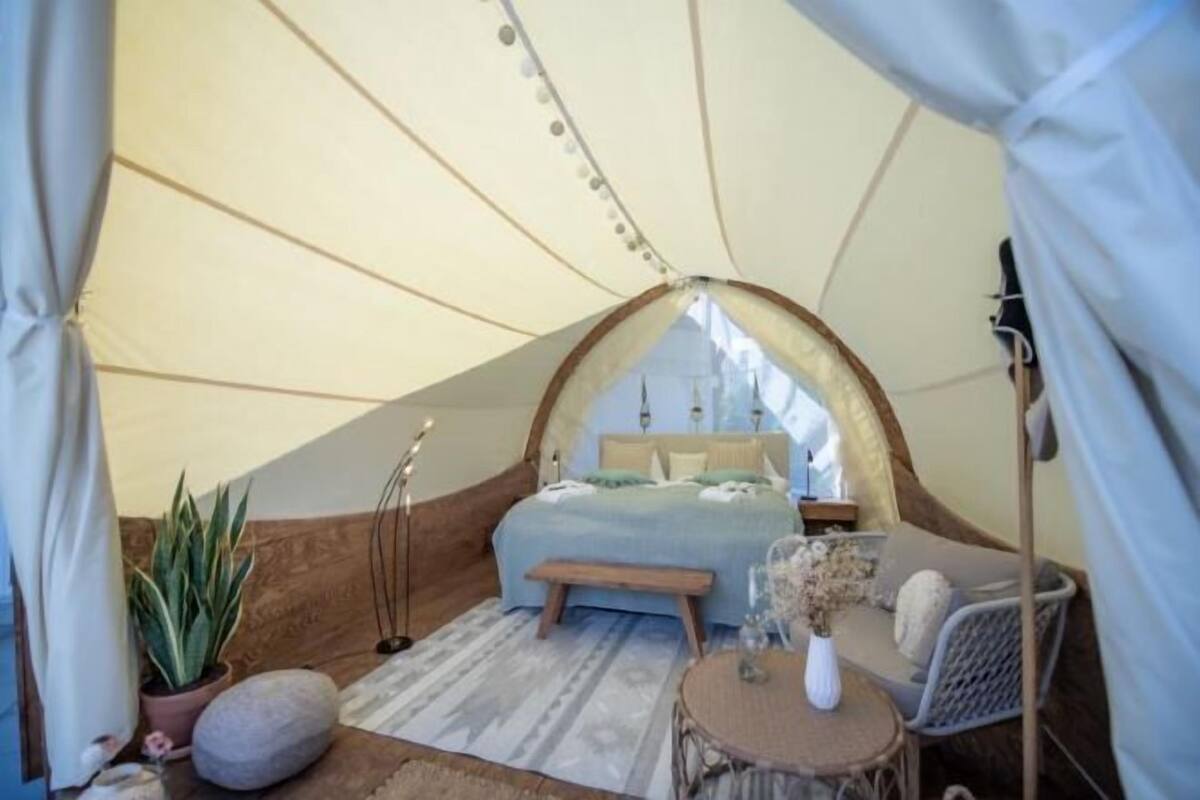 Hypo-allergenic bedding, free minibar, in-room safe, desk