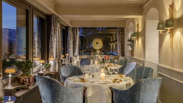 Breakfast, lunch, dinner served; international cuisine, garden views