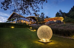 Front of property – evening/night