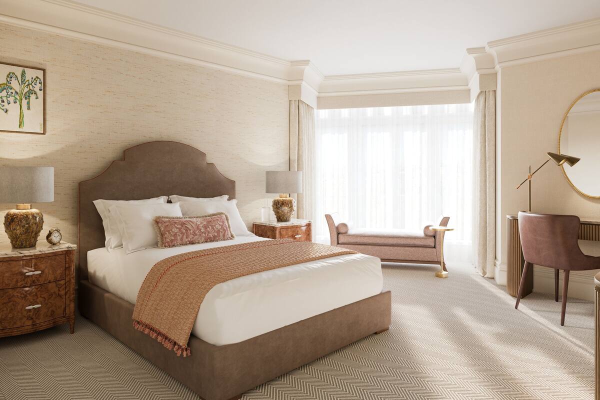 Deluxe Old Course King Suite | Premium bedding, in-room safe, desk, laptop workspace