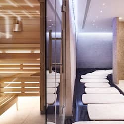 Couples treatment rooms, sauna, hot tub, steam room, Turkish bath