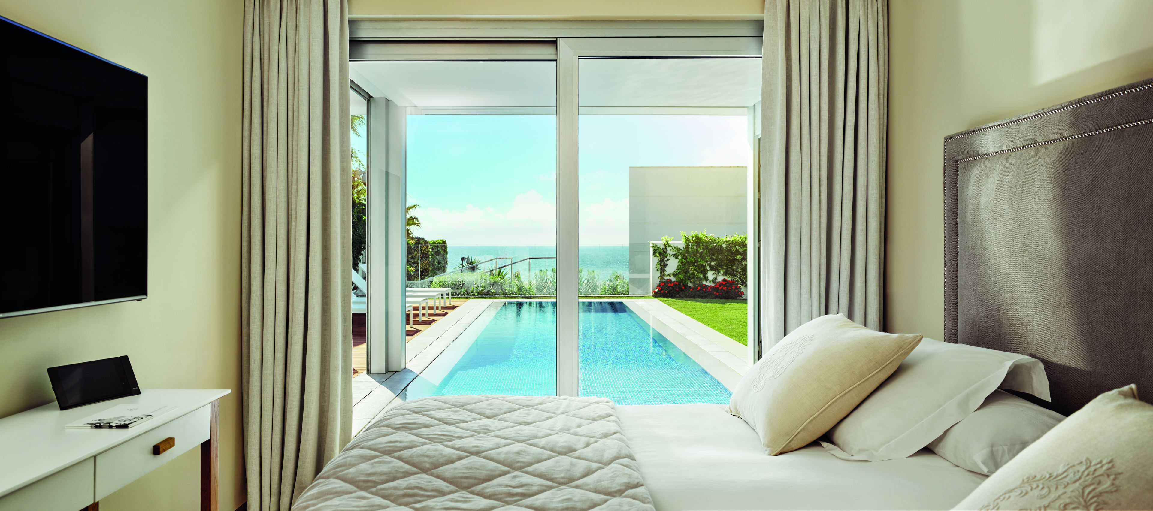 Villa, 5 habitaciones, vista parcial al mar | Vista desde la habitación