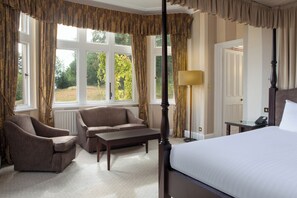 Deluxe Suite, 1 King Bed, Non Smoking (Four Poster Bed) | Premium bedding, desk, laptop workspace, iron/ironing board