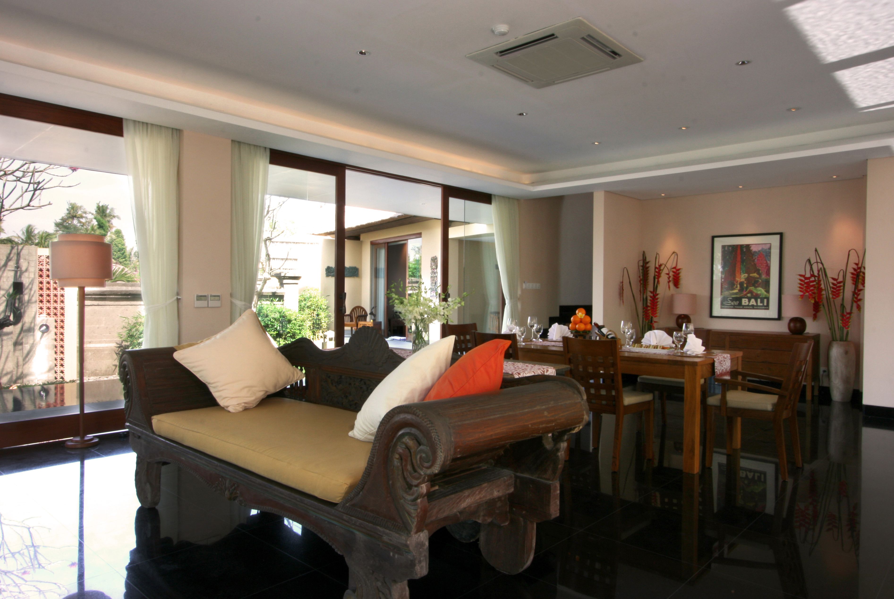 villa, 3 bedrooms, private pool with special deal | living area | tv