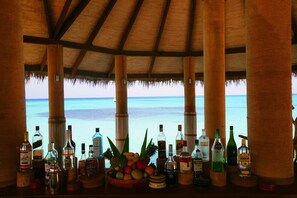 Private beach, white sand, sun-loungers, beach umbrellas