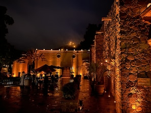 Front of property – evening/night