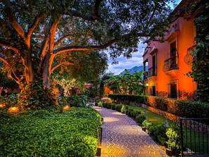 Traditional Room, 1 King Bed (Hacienda Guest) | Terrace/patio - Hacienda de los Santos (Alamos)