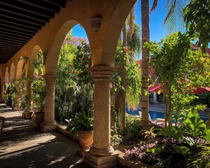 Traditional Room, 1 King Bed (Hacienda Guest) | Terrace/patio - Hacienda de los Santos (Alamos)