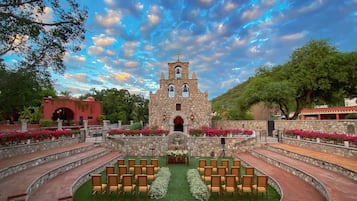 Área de bodas al aire libre