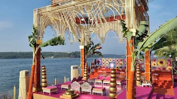 Área de bodas al aire libre