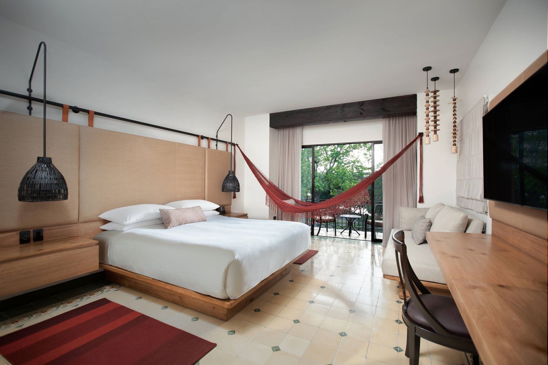 Allergitestade sängkläder, duntäcken och minibar