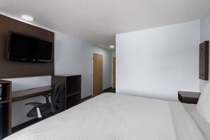 Desk, iron/ironing board, free WiFi, bed sheets