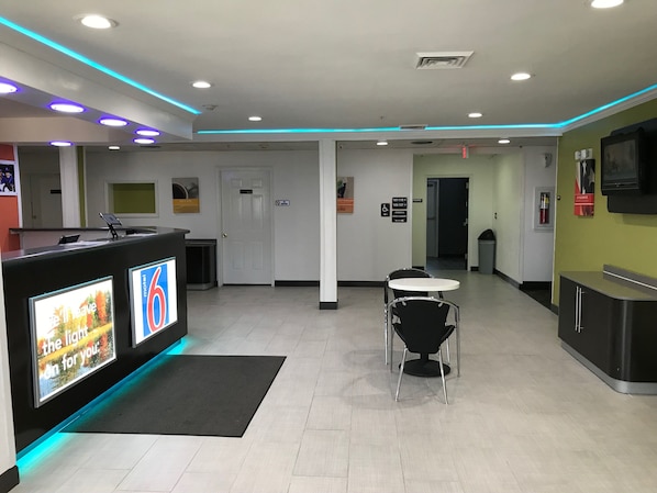 Sitteområde i lobbyen