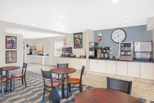Café da manhã continental grátis todos os dias