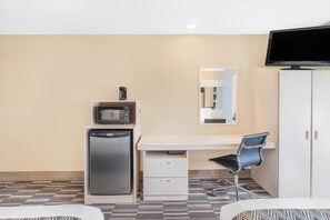 In-room safe, desk, iron/ironing board, free cribs/infant beds