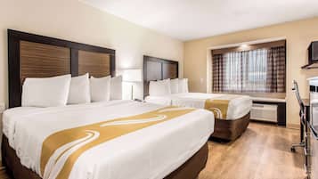 Standard Room, 2 Queen Beds, Non Smoking | Egyptian cotton sheets, premium bedding, down comforters, pillowtop beds