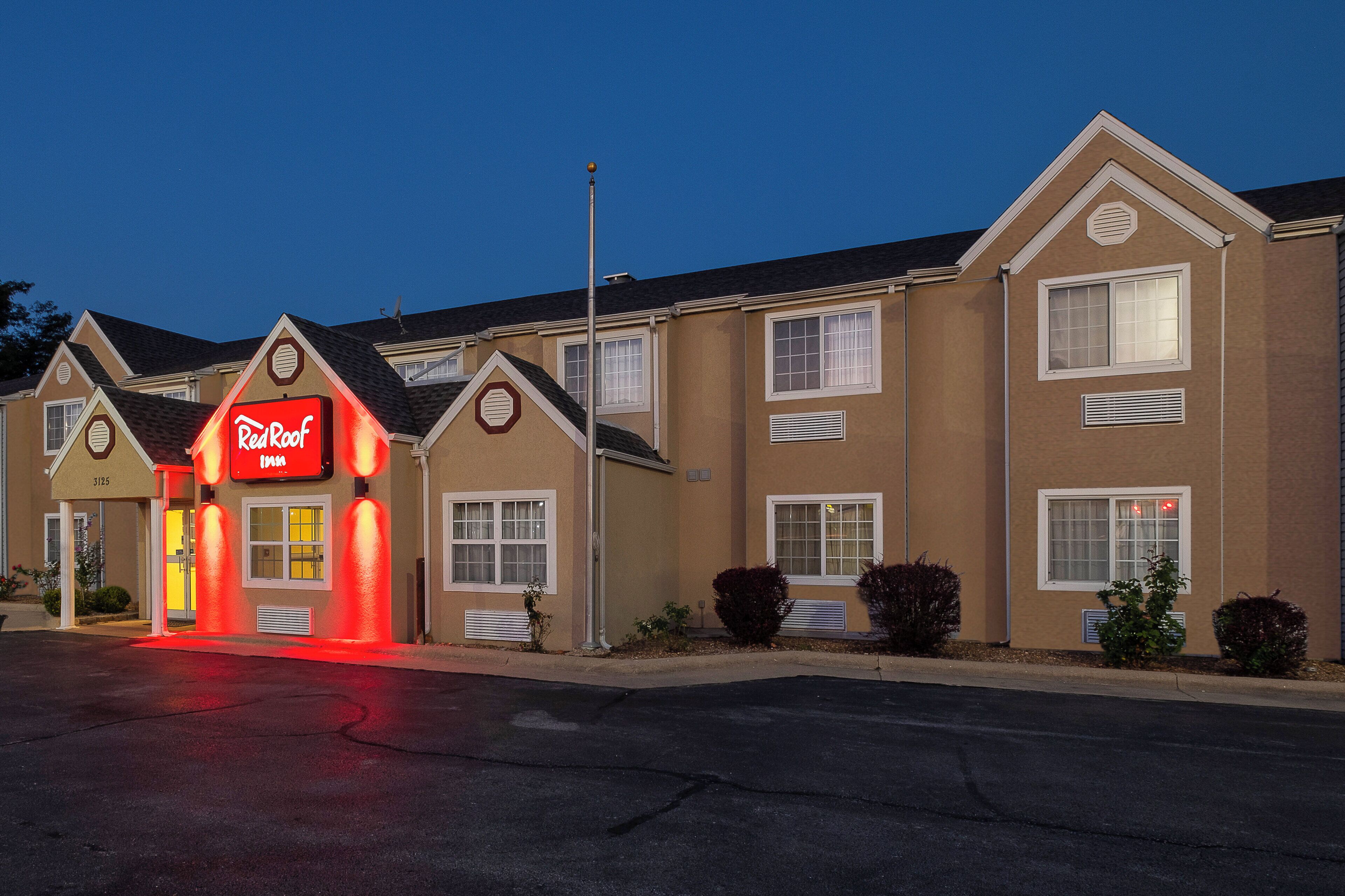 Front of property - evening/night