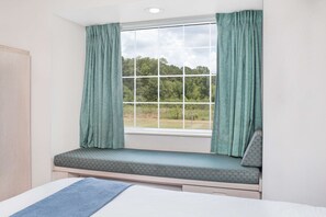 Desk, iron/ironing board, free cots/infant beds, free WiFi