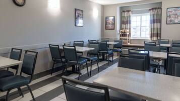 Free daily self-service breakfast