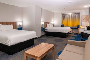Deluxe Studio Suite, 2 Queen Beds, Non Smoking (No Pets) | Pillowtop beds, in-room safe, desk, laptop workspace - Microtel Inn & Suites by Wyndham Pigeon Forge (Pigeon Forge)