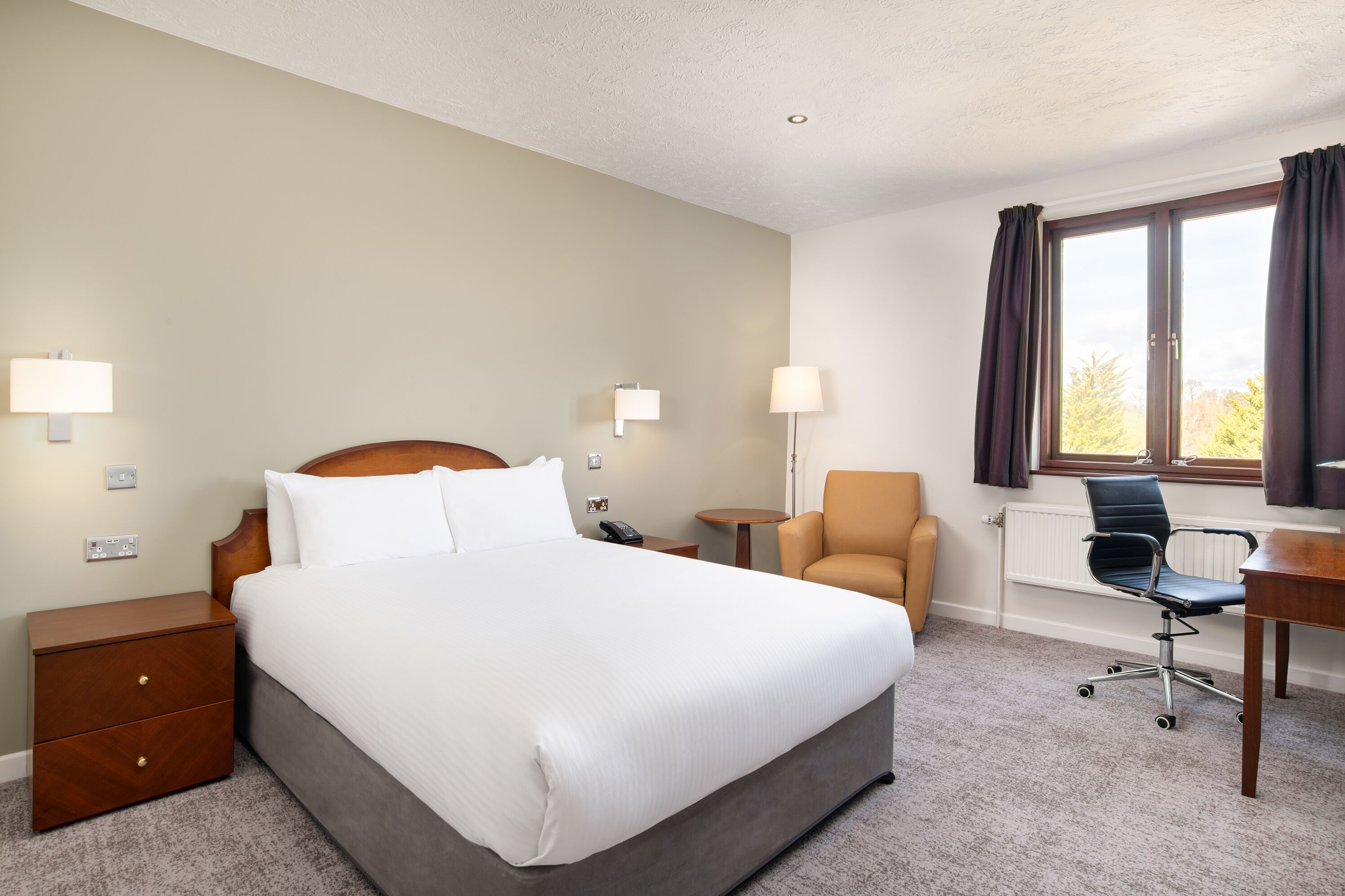In-room safe, blackout curtains, soundproofing, iron/ironing board