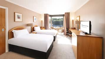 In-room safe, desk, laptop workspace, iron/ironing board