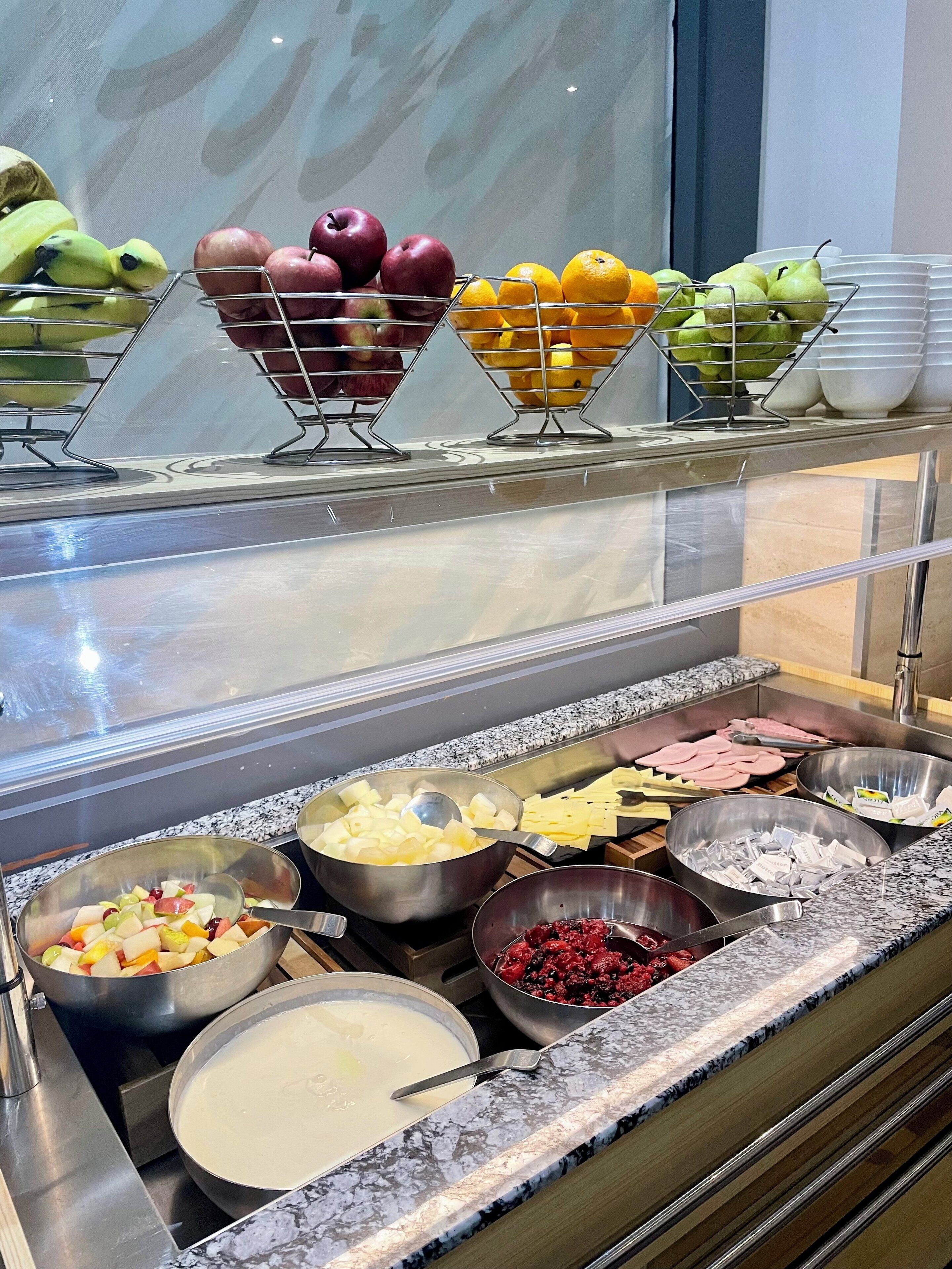 daily buffet breakfast (gbp 15.00 per person)