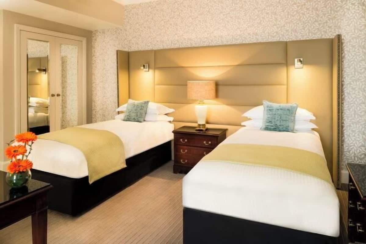 Hypo-allergenic bedding, in-room safe, individually decorated