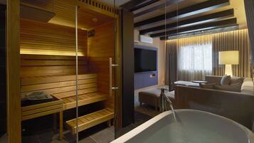 Newly Renovated Deluxe Suite with Private Sauna Non-Smoking (Dec 2025) | Bathroom