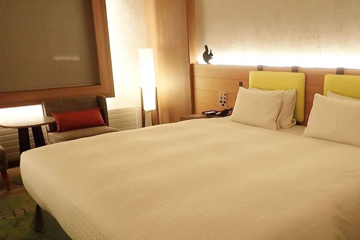 Habitación doble Deluxe, para no fumadores | Ropa de cama de alta calidad y cortinas blackout