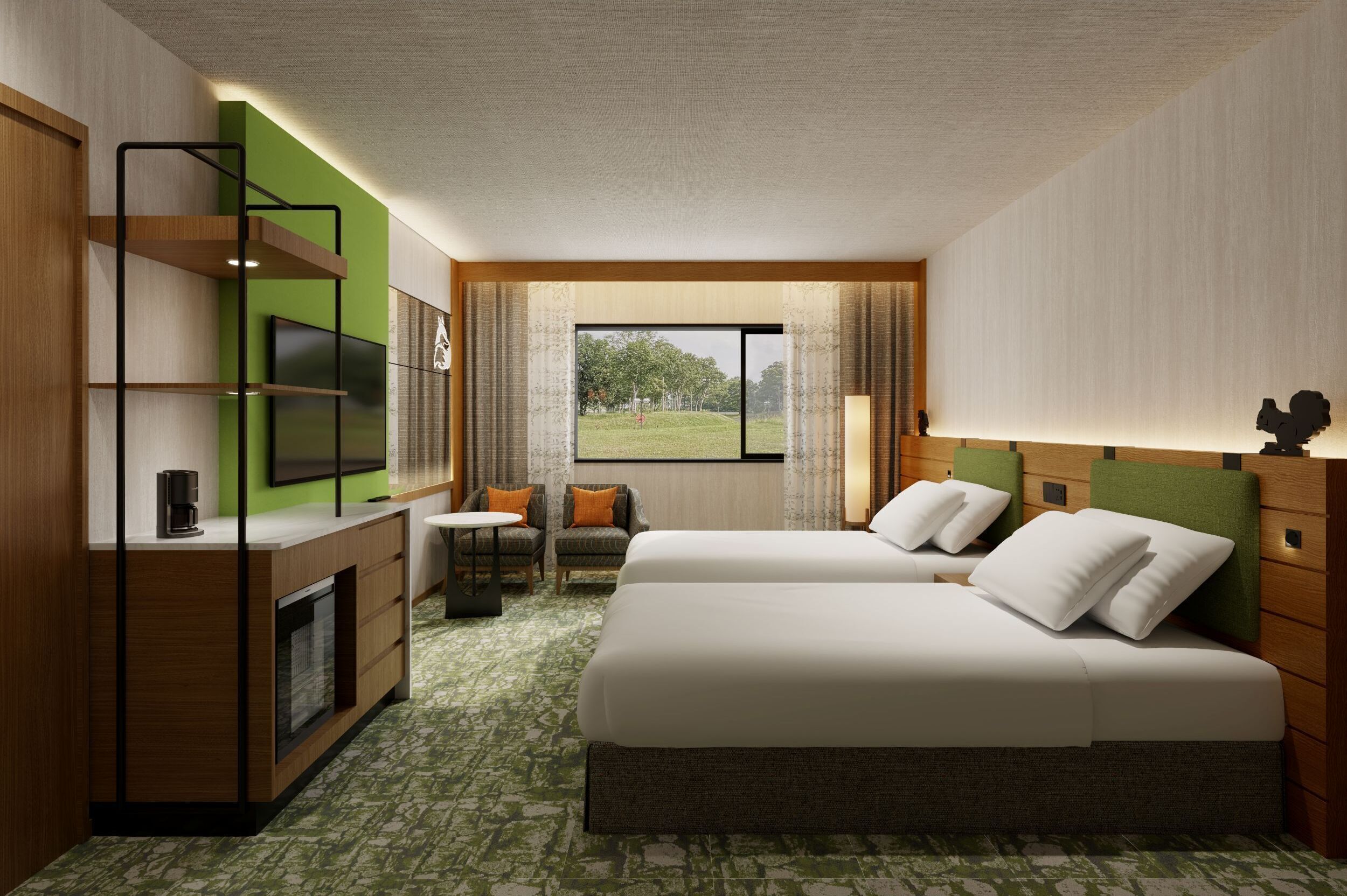 Literie de qualité supérieure, rideaux occultants