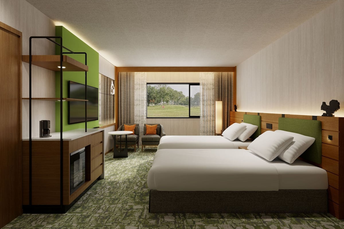 Seprai premium, tirai kedap cahaya, dan setrika/meja setrika