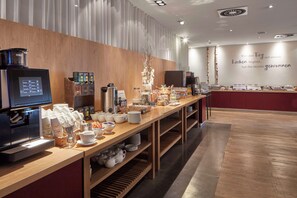 Daily buffet breakfast (EUR 12.50 per person)