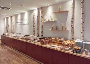 Morgenmadsbuffet hver dag mod et gebyr