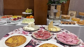Daily buffet breakfast (EUR 12 per person)