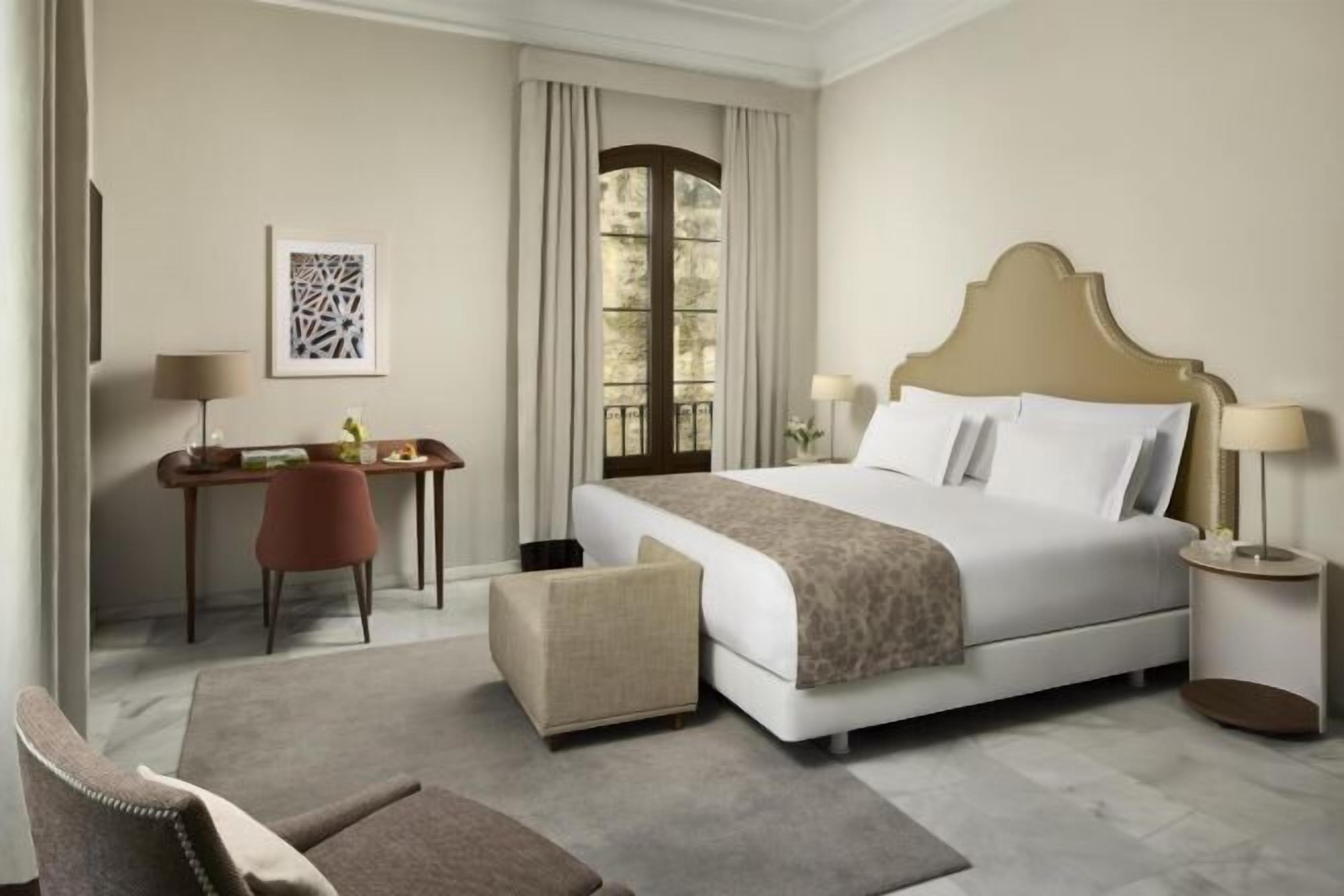 Minibar, in-room safe, desk, blackout curtains