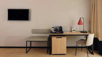 Minibar, in-room safe, desk, blackout curtains
