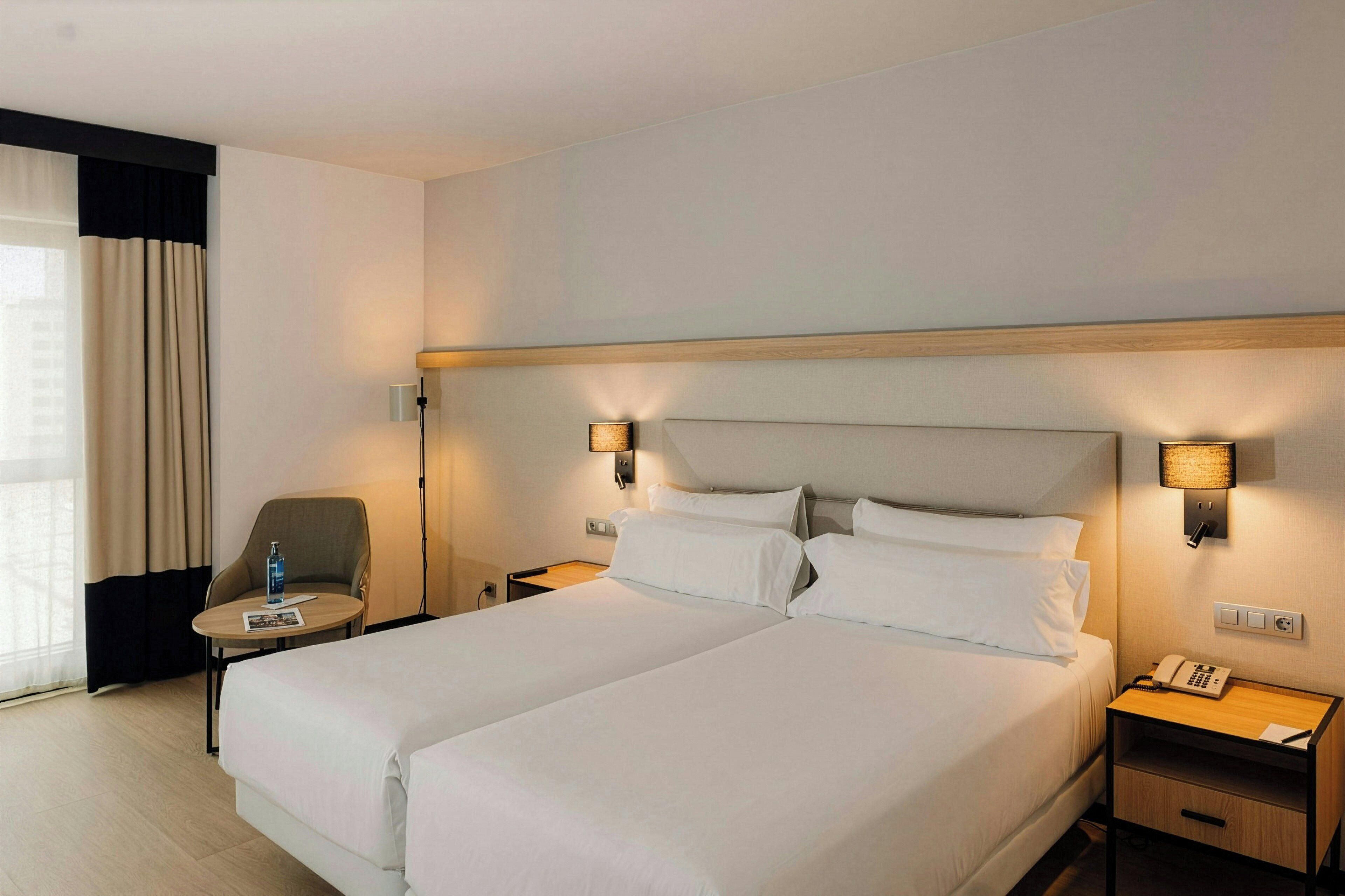 Minibar, in-room safe, desk, blackout curtains