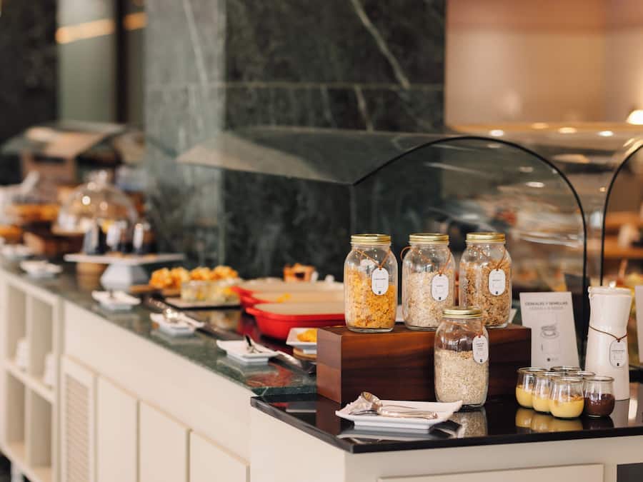 Daily buffet breakfast for a fee