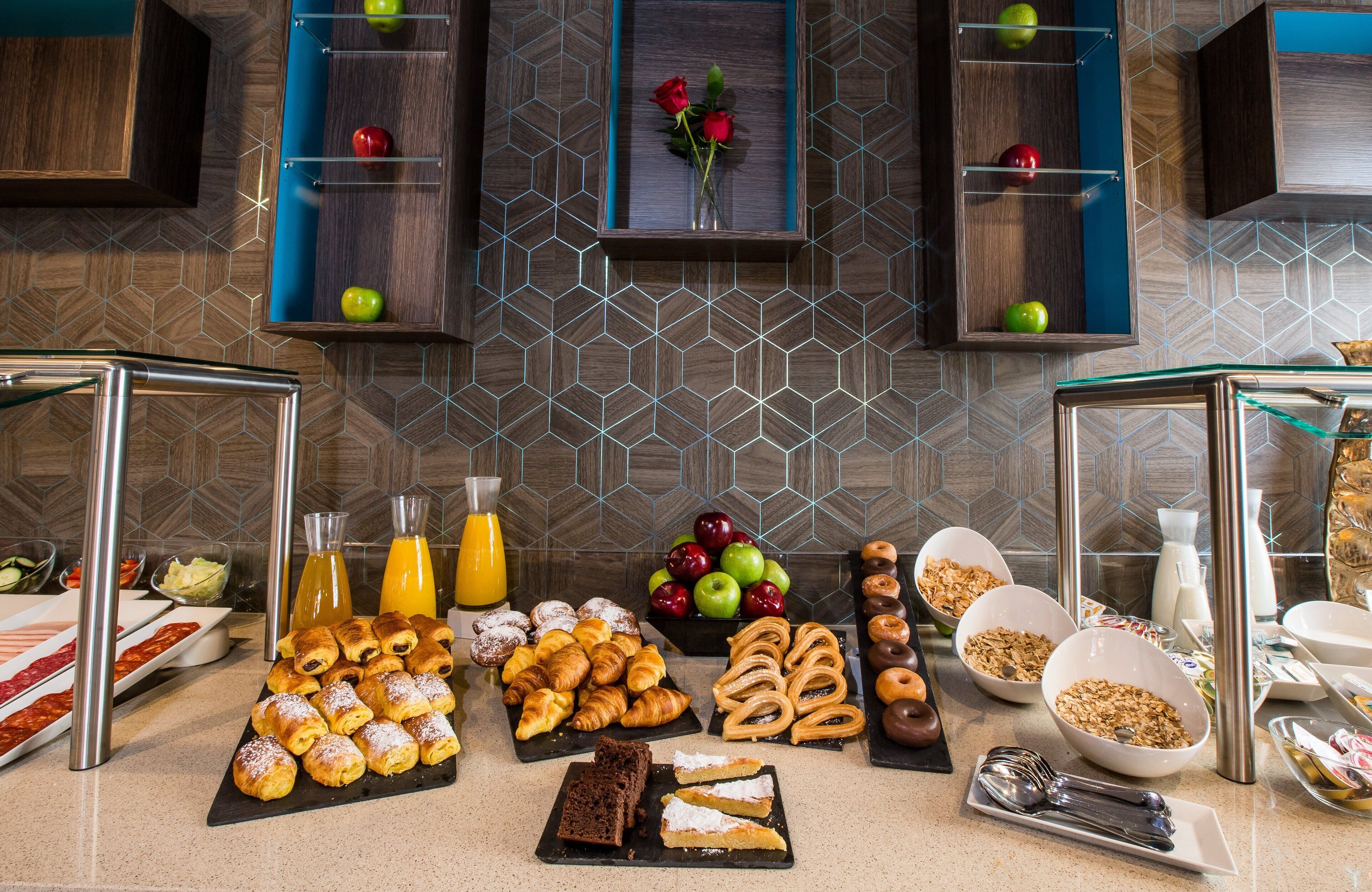 Daily buffet breakfast (EUR 15 per person)