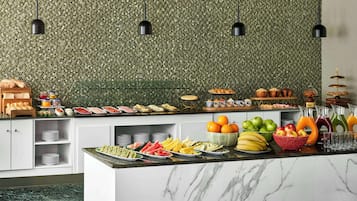 Morgenmadsbuffet hver dag mod et gebyr