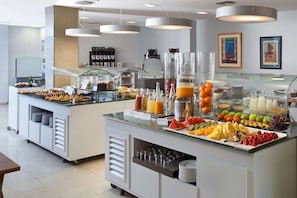 Daily buffet breakfast for a fee