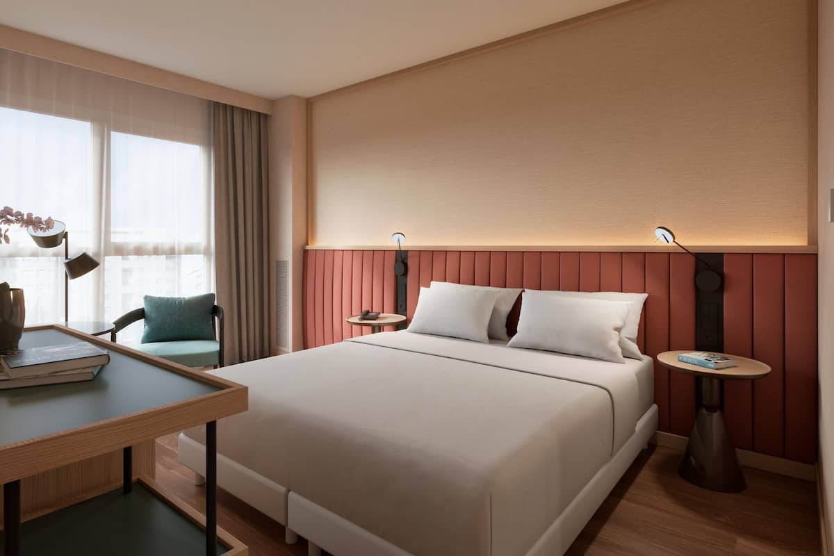 Ropa de cama de alta calidad y minibar