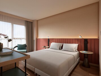 Premium bedding, minibar, in-room safe, desk
