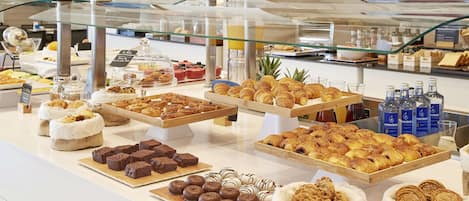 Morgenmadsbuffet hver dag mod et gebyr
