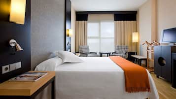 Ropa de cama de alta calidad y minibar