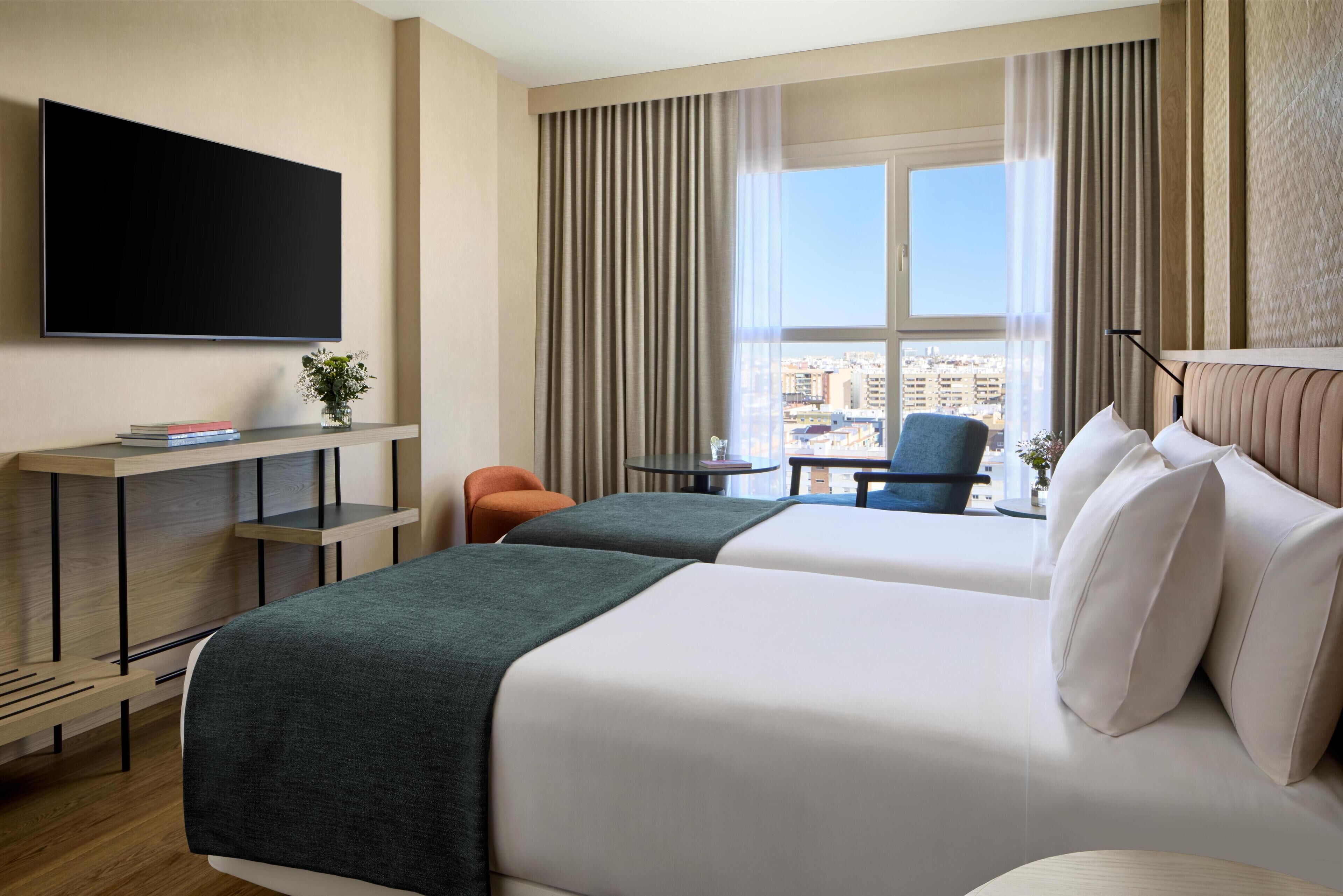 Premium bedding, minibar, in-room safe, desk