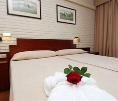 Minibar, caja de seguridad en la habitación y escritorio