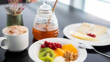 Daily buffet breakfast for a fee