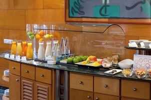 Daily buffet breakfast for a fee